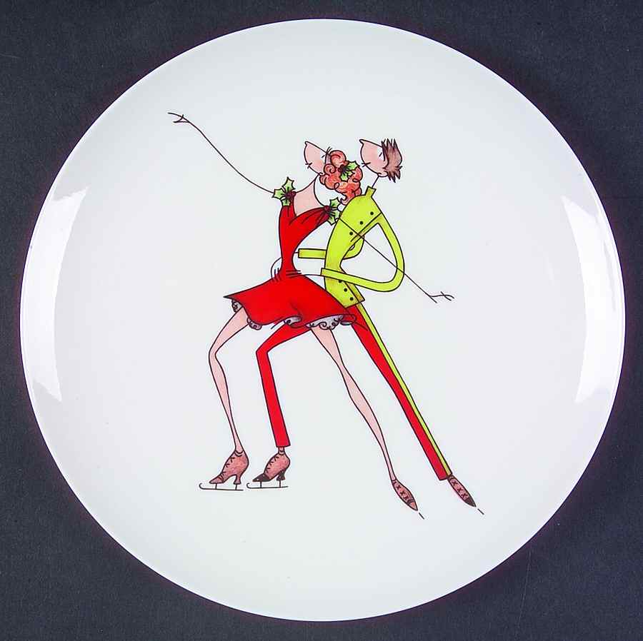 The Giddies Canape Plate by Waterford China-1