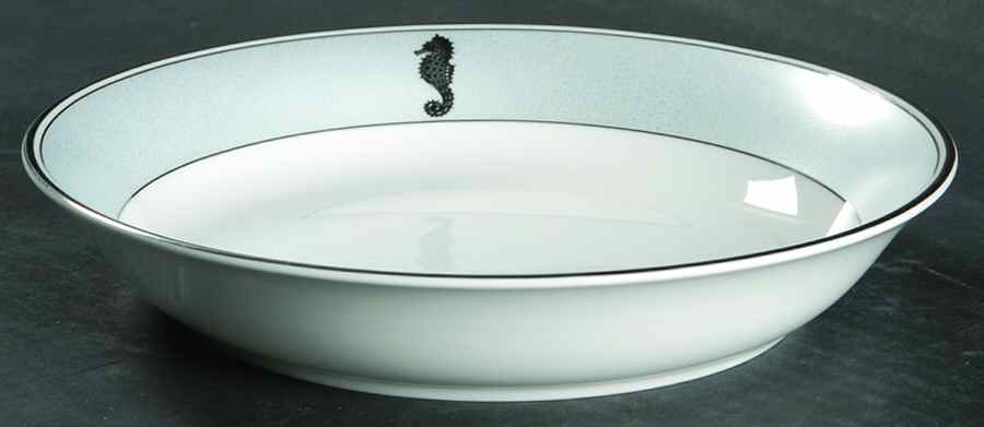 Seahorse Ocean 7" Individual Pasta Bowl by Waterford China-1