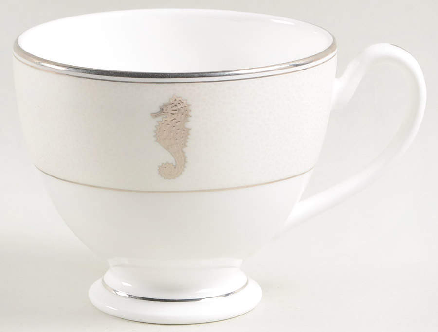Seahorse Ivory Footed Cup by Waterford China-1