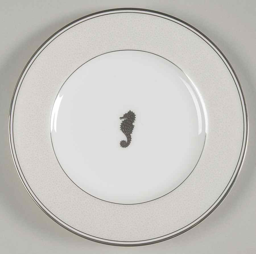 Seahorse Ivory Bread & Butter Plate by Waterford China-1