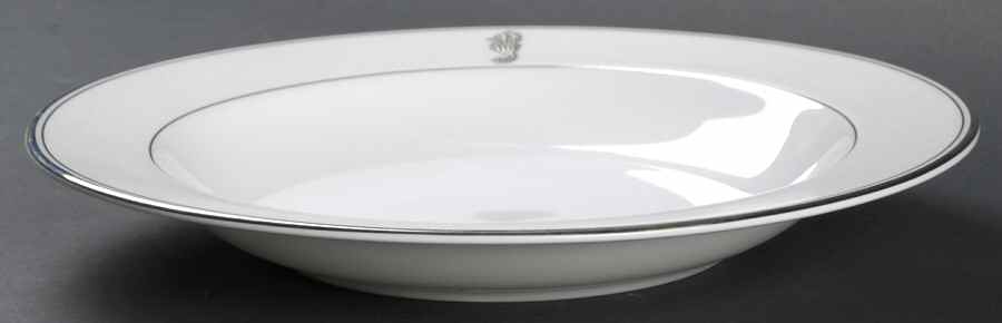 Seahorse Ivory Large Rim Soup Bowl by Waterford China-1