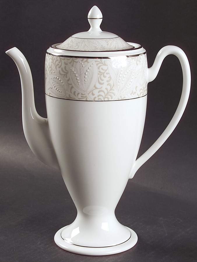Bassano Tea/Coffee Pot & Lid by Waterford China-1