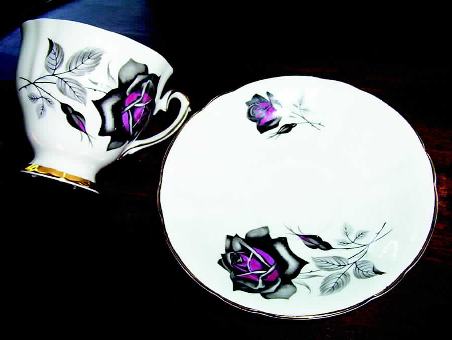 WID16 Footed Cup & Saucer Set by Windsor (England)-1