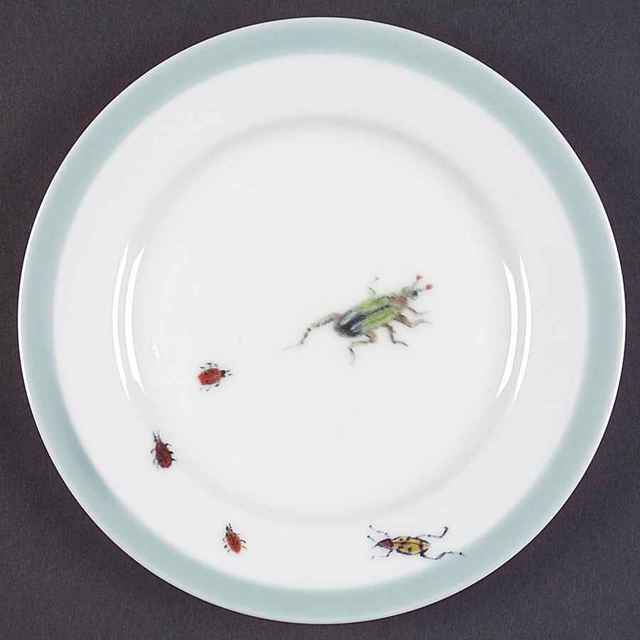 Bugs and Butterflies (Blue) Bread & Butter Plate by Williams-Sonoma-1