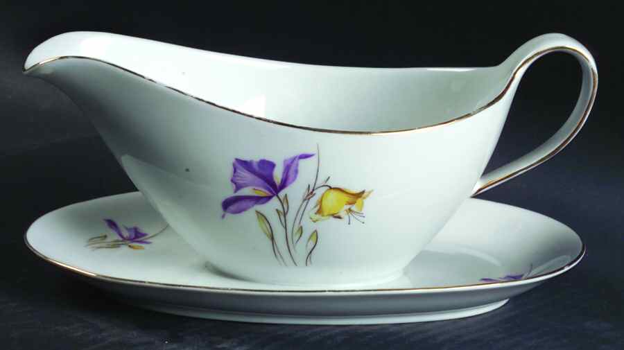 WIG787 Gravy Boat with Attached Underplate by Winterling - Bavaria-1