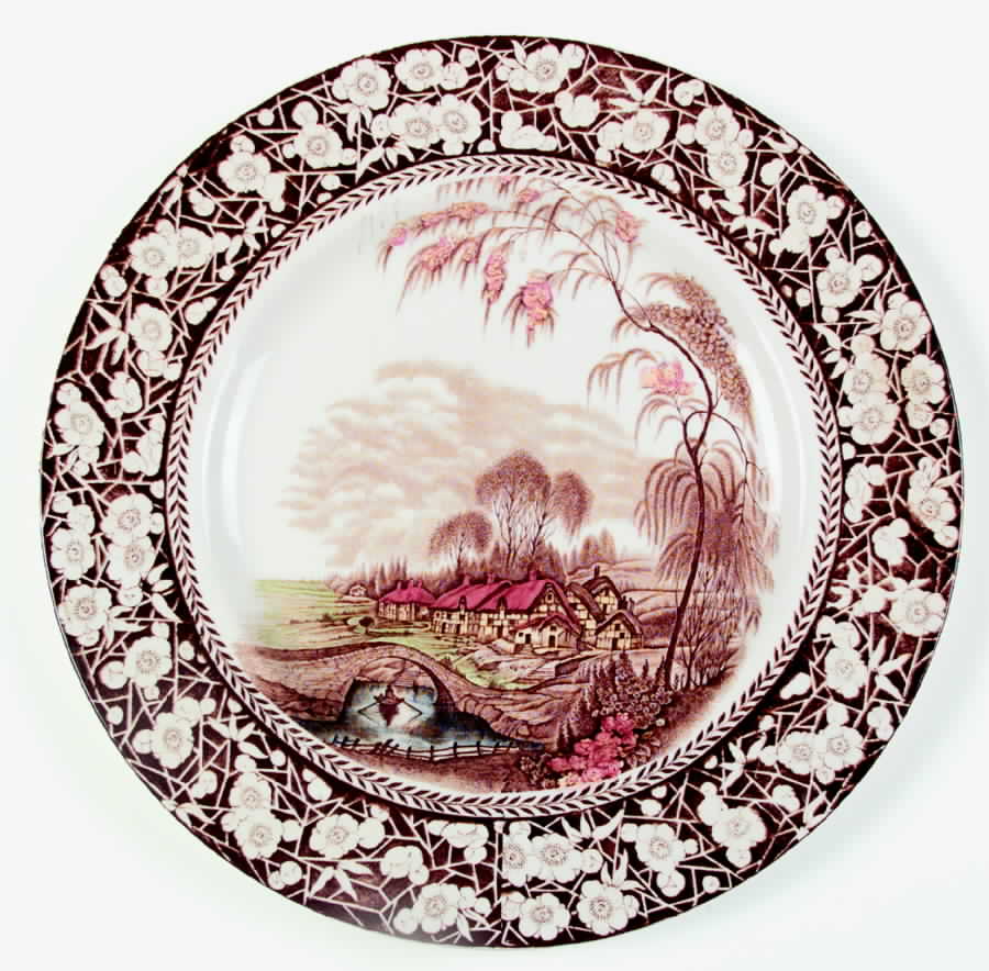 WIL21 Dinner Plate by Arthur J Wilkinson-1