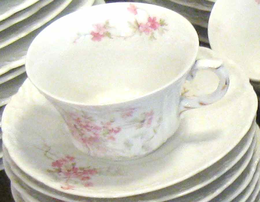 0256-HJ Flat Cup & Saucer Set by Weimar-1