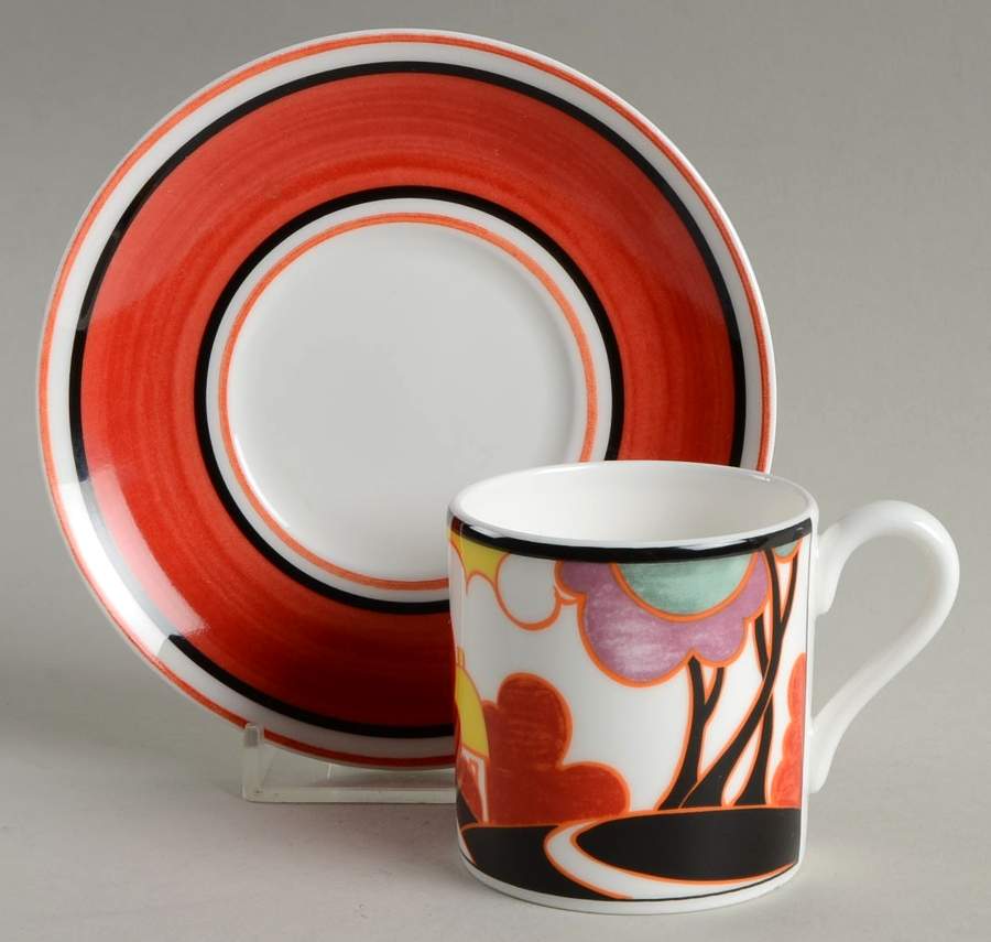 Autumn Flat Demitasse Cup & Saucer Set by Wedgwood-1