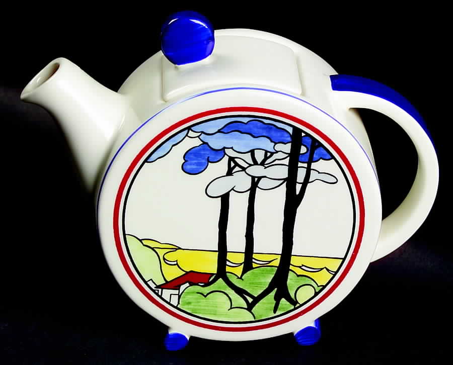Blue Firs Teapot & Lid by Wedgwood-1