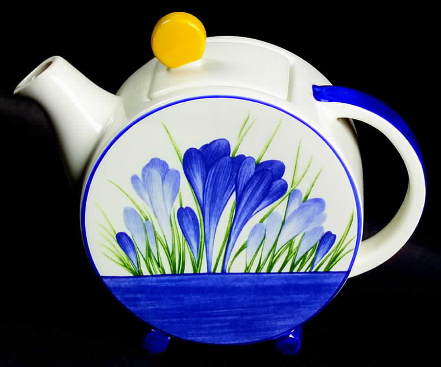 Blue Crocus Teapot & Lid by Wedgwood-1
