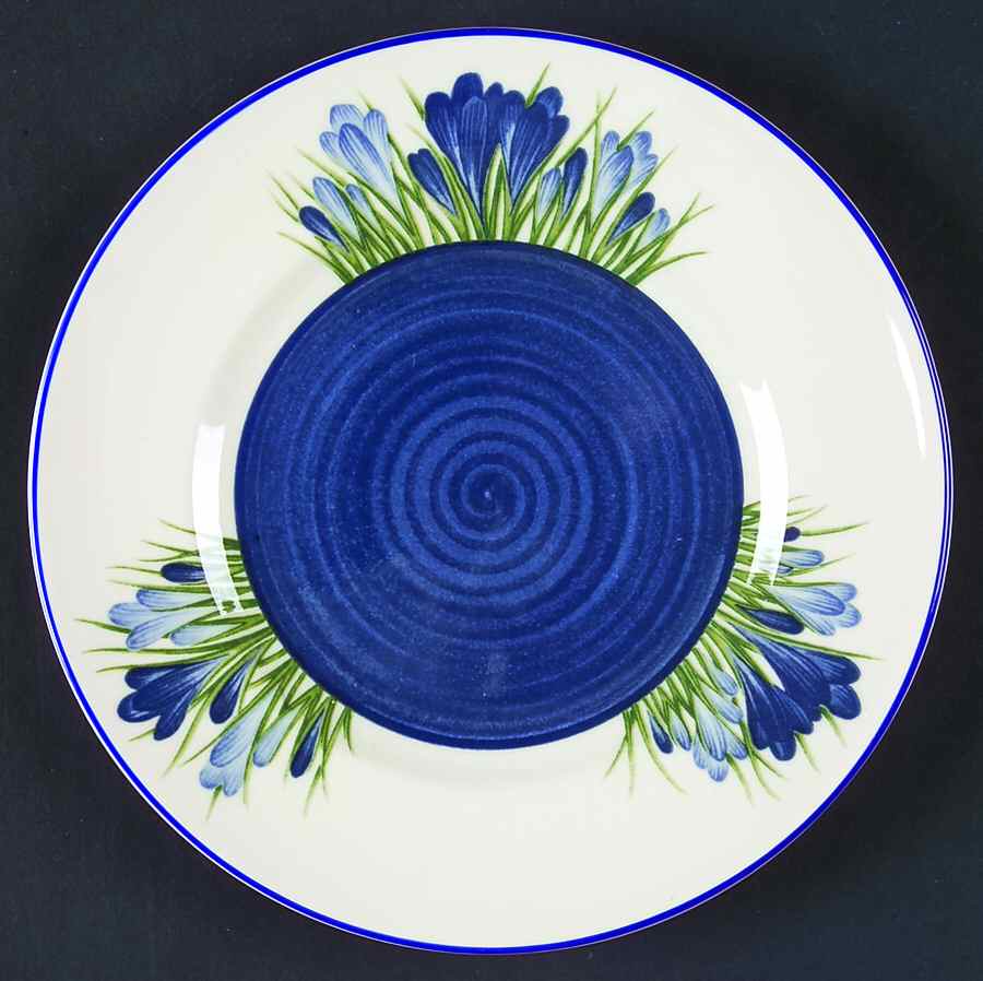 Blue Crocus Dessert/Pie Plate by Wedgwood-1