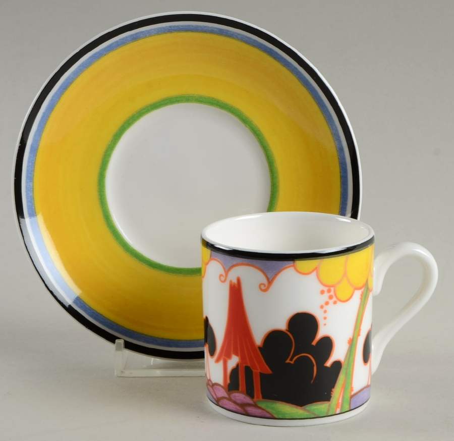 Summerhouse Flat Demitasse Cup & Saucer Set by Wedgwood-1