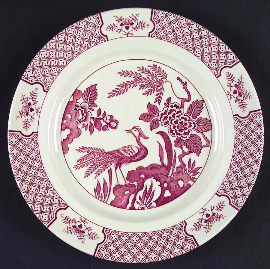 Yuan Pink Dinner Plate by Wood & Sons-1