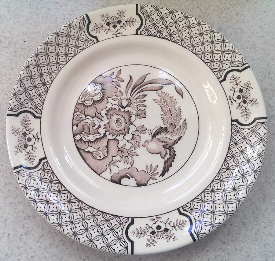 Yuan Chocolate Salad Plate by Wood & Sons-1