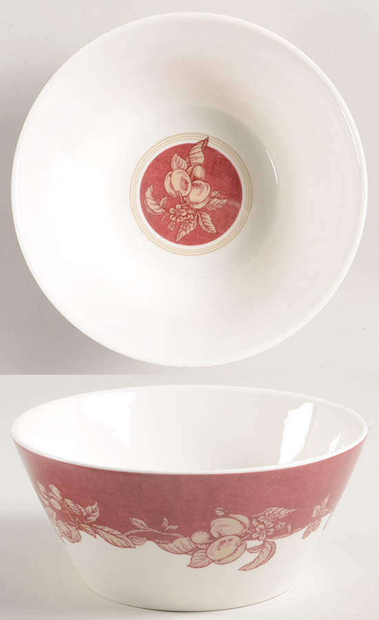 Fruit Toile Soup/Cereal Bowl by Waverly-1