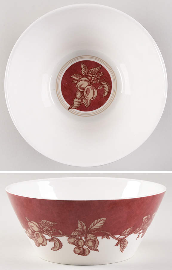 Fruit Toile 8" Salad Serving Bowl by Waverly-1