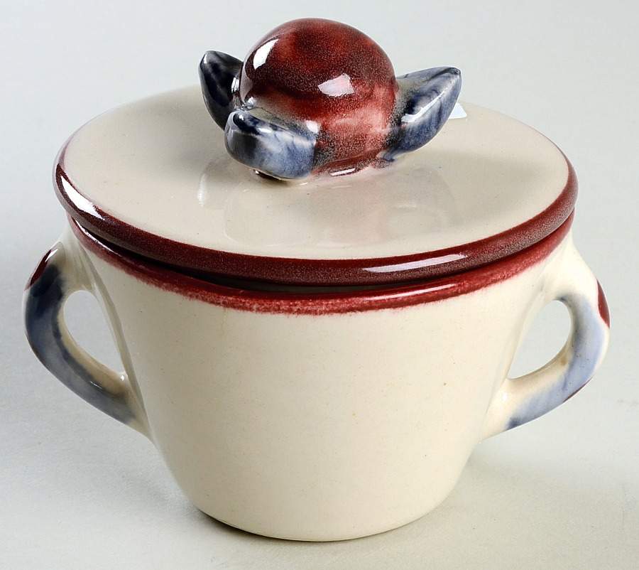 WIN27 (Square) Sugar Bowl & Lid by Winfield-1