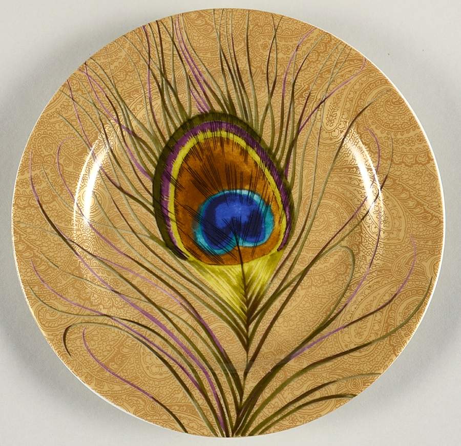 Peacock Salad Plate by Westbury Court-1