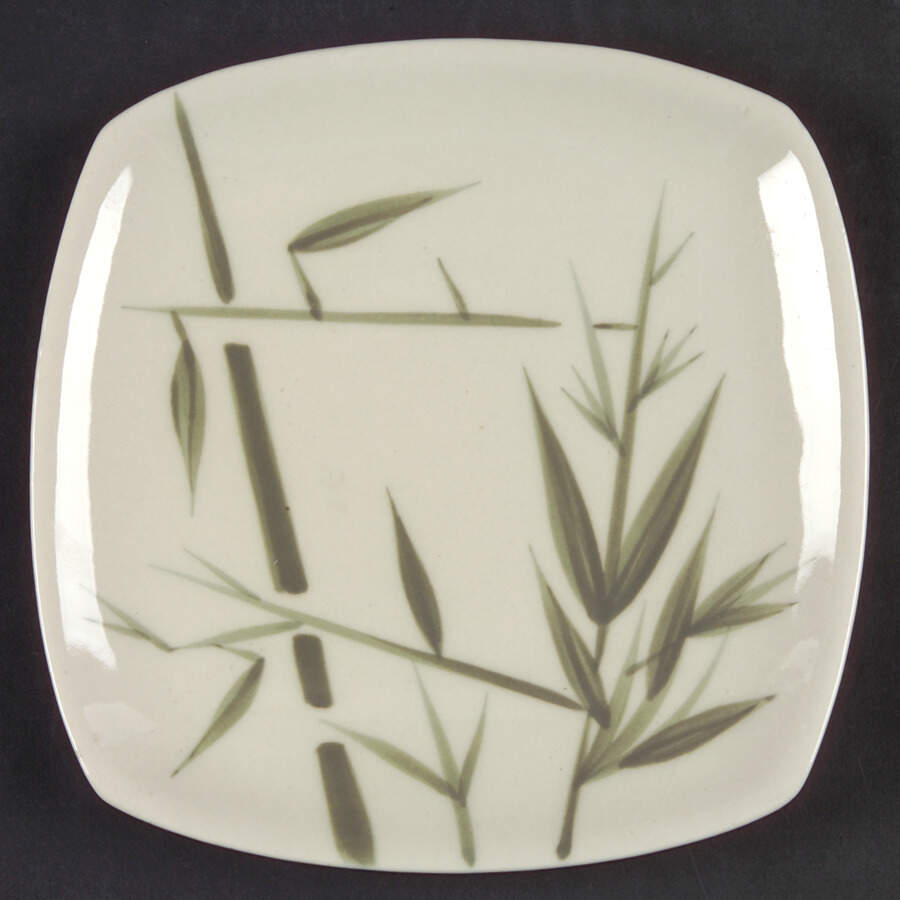 Bamboo (Square) Bread & Butter Plate by Winfield-1