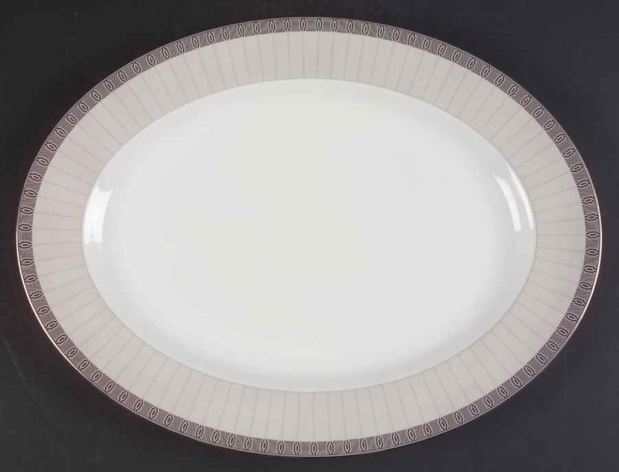 Plaza 15" Oval Serving Platter by Wedgwood-1