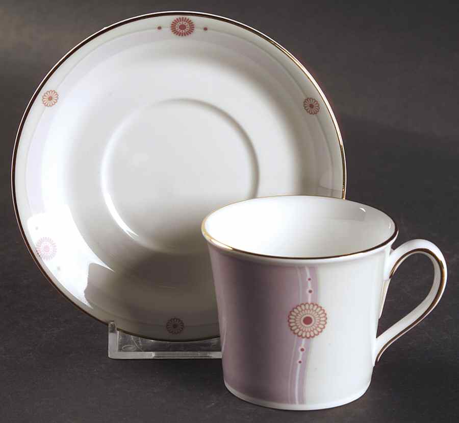 Satin Flat Demitasse Cup & Saucer Set by Wedgwood-1