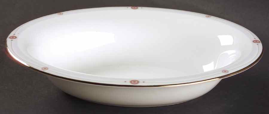 Satin 9" Oval Vegetable Bowl by Wedgwood-1