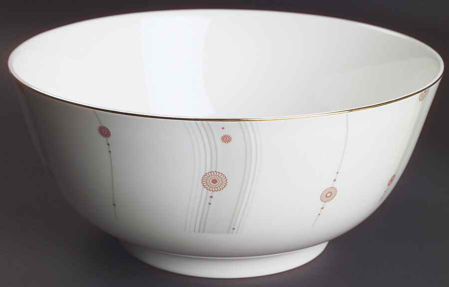 Satin 9" Salad Serving Bowl by Wedgwood-1