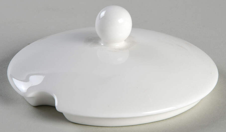 Jasper Conran Strata (Bone, Embossed) Lid for Sugar Bowl by Wedgwood-1
