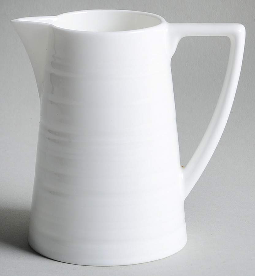 Jasper Conran Strata (Bone, Embossed) Creamer by Wedgwood-1