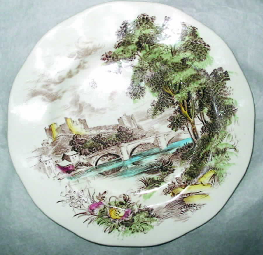 Countryside Brown Multicolor Dinner Plate by Wedgwood-1