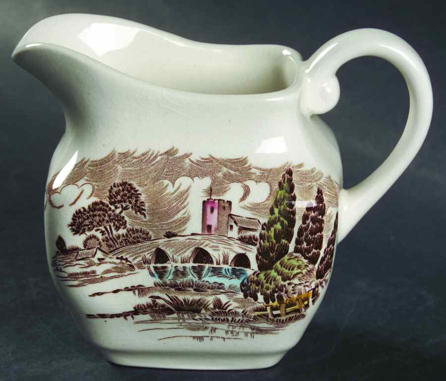Countryside Brown Multicolor Creamer by Wedgwood-1