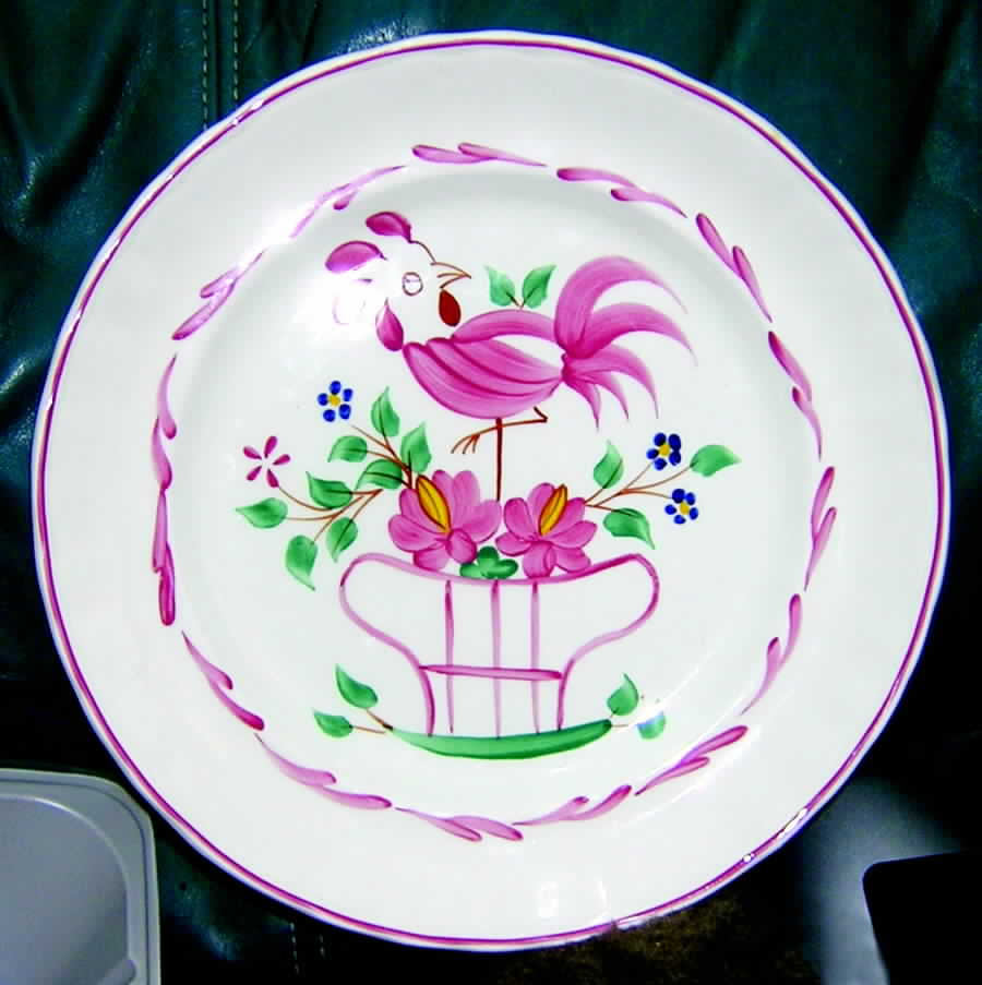 Chanticleer Dinner Plate by Wood & Sons-1