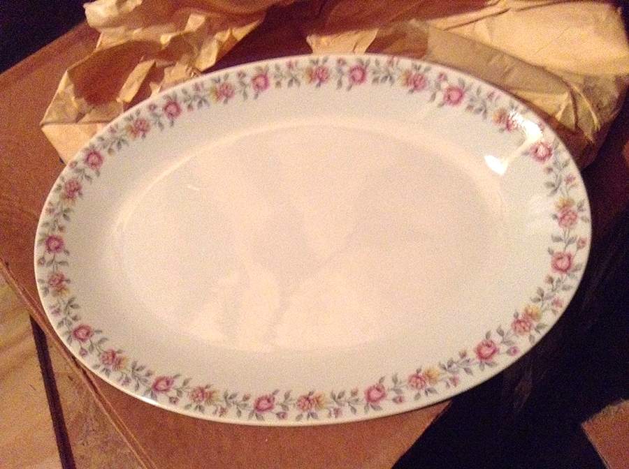 WIG807 14" Oval Serving Platter by Winterling - Bavaria-1