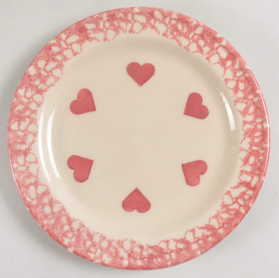 Rose Sponge Salad Plate by Workshop Gerald Henn-1
