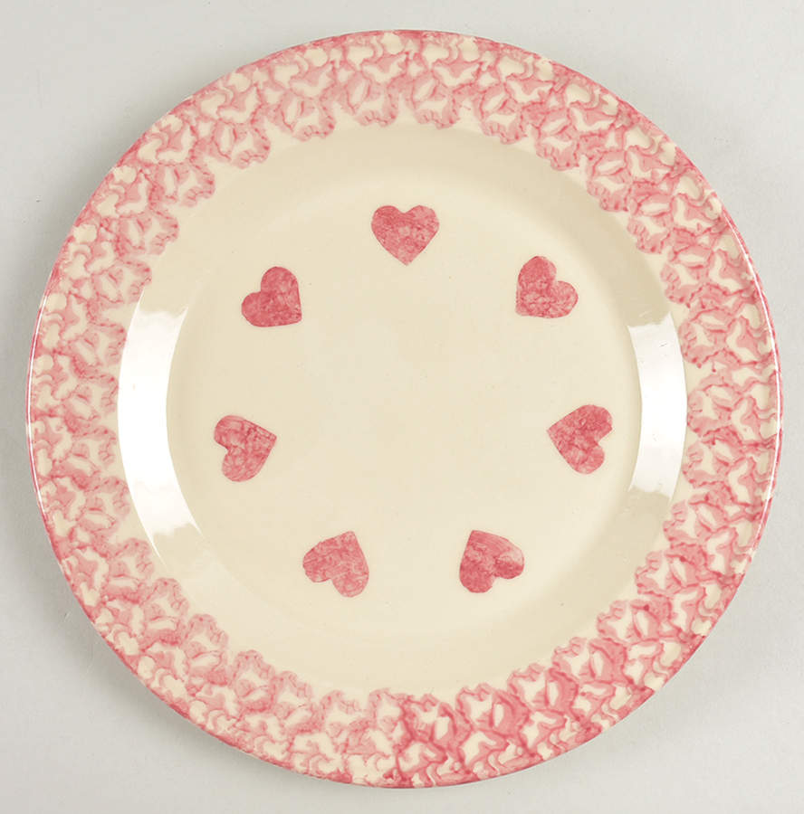 Rose Sponge Dinner Plate by Workshop Gerald Henn-1