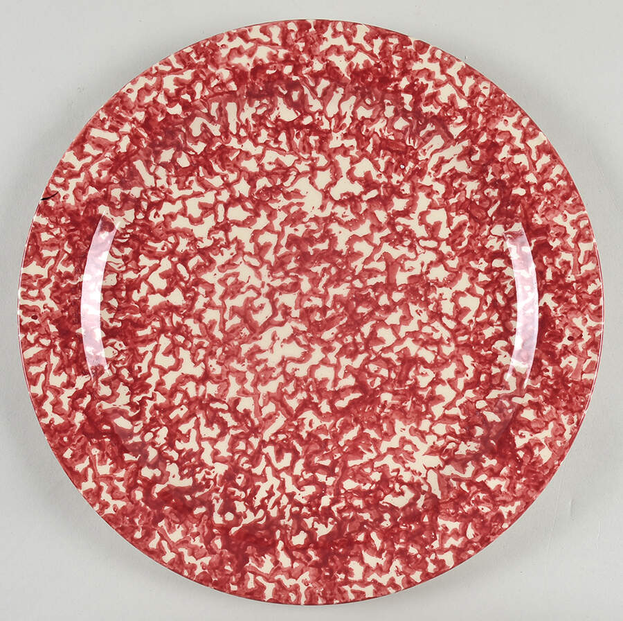 Rose Sponge 12" Chop Plate (Round Platter) by Workshop Gerald Henn-1