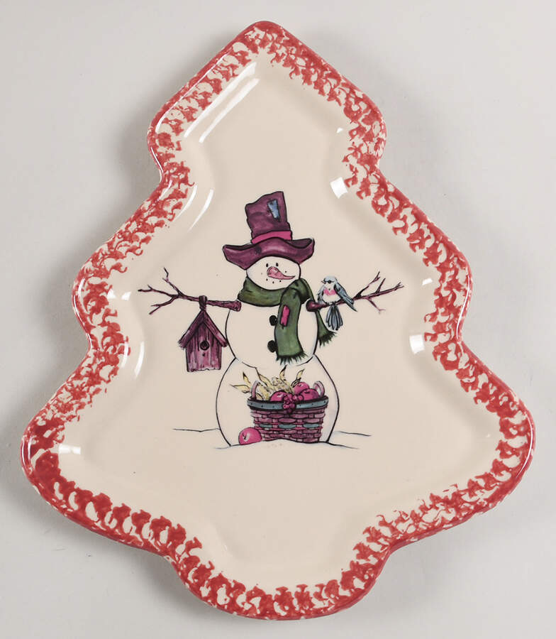 Rose Sponge Large Tree Shaped Dish by Workshop Gerald Henn-1