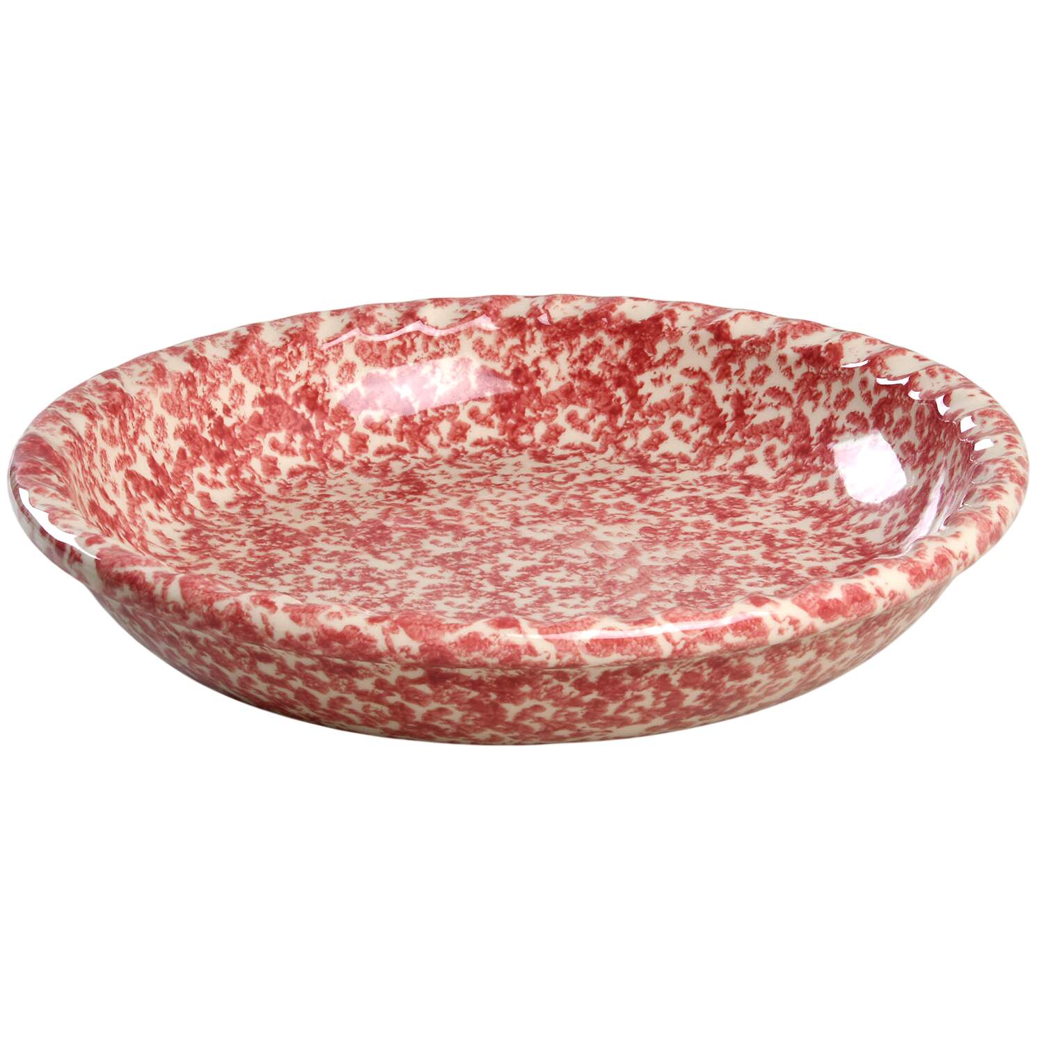 Rose Sponge Ruffled Edge Pie Serving Plate by Workshop Gerald Henn-1