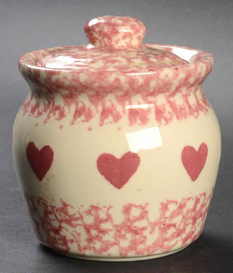 Rose Sponge Sugar Bowl & Lid by Workshop Gerald Henn-1