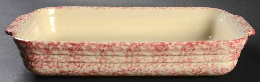 Rose Sponge 12" Rectangular Baker by Workshop Gerald Henn-1