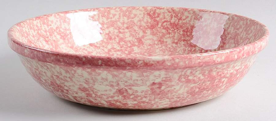 Rose Sponge 13" Large Salad Serving Bowl by Workshop Gerald Henn-1