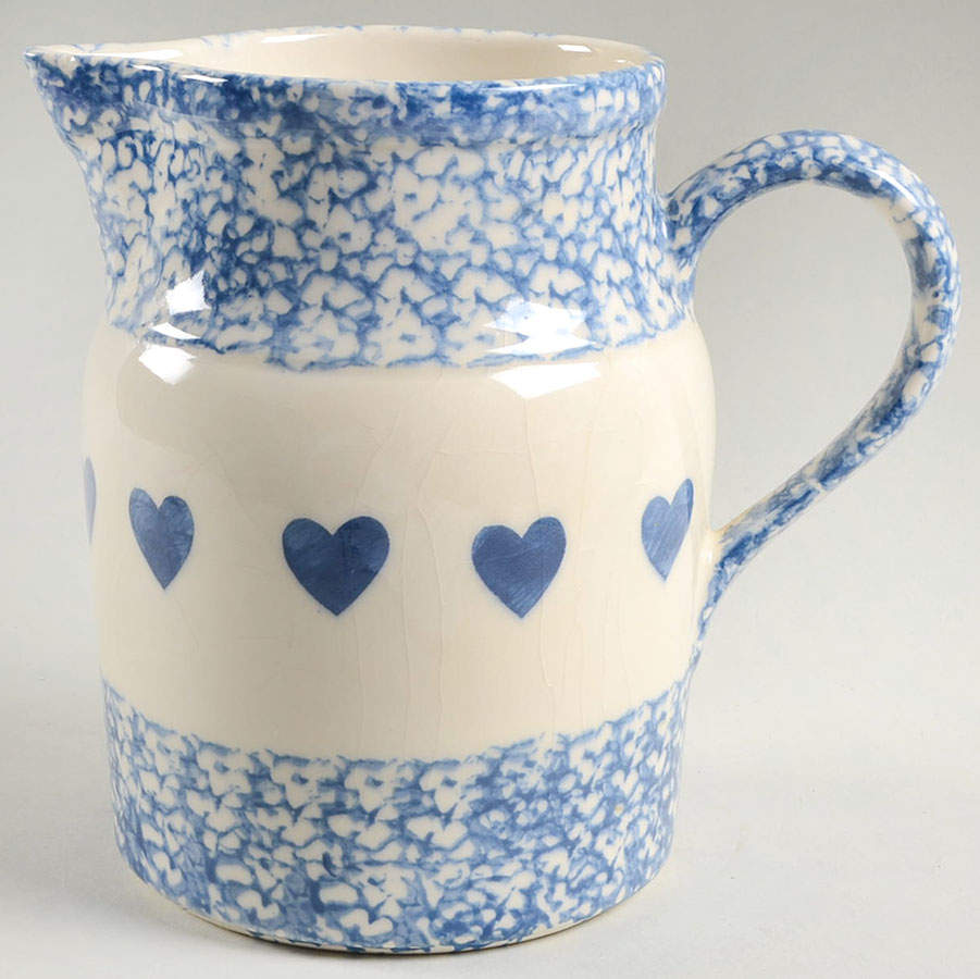 Blue Heart 64 Oz Pitcher by Workshop Gerald Henn-1