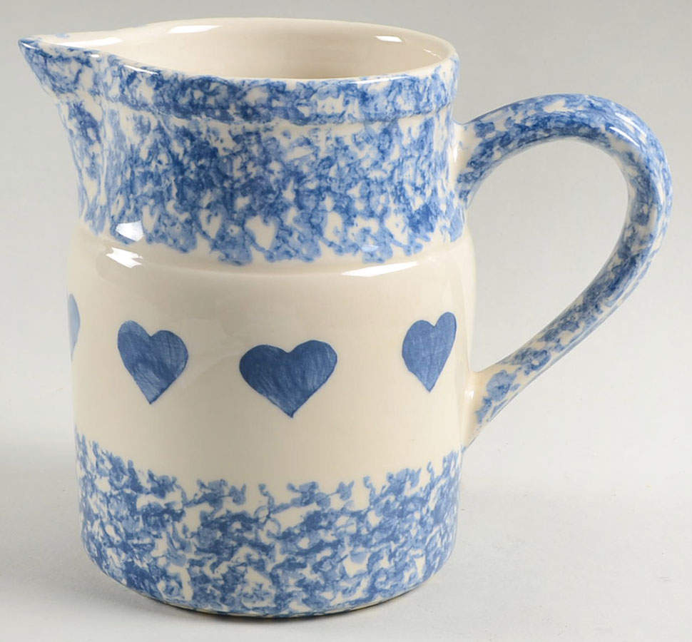 Blue Heart 32 Oz Pitcher by Workshop Gerald Henn-1