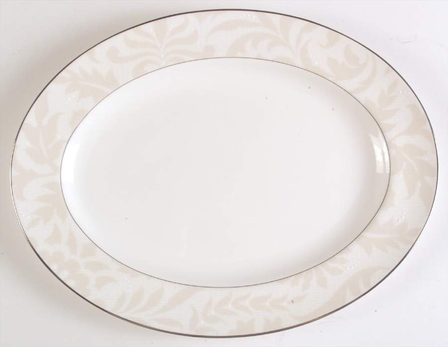 Biella 15" Oval Serving Platter by Waterford China-1