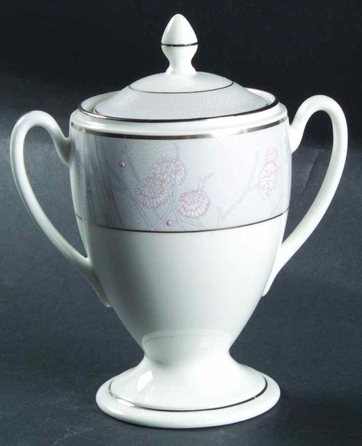 Chrysanthemum Sugar Bowl & Lid by Waterford China-1