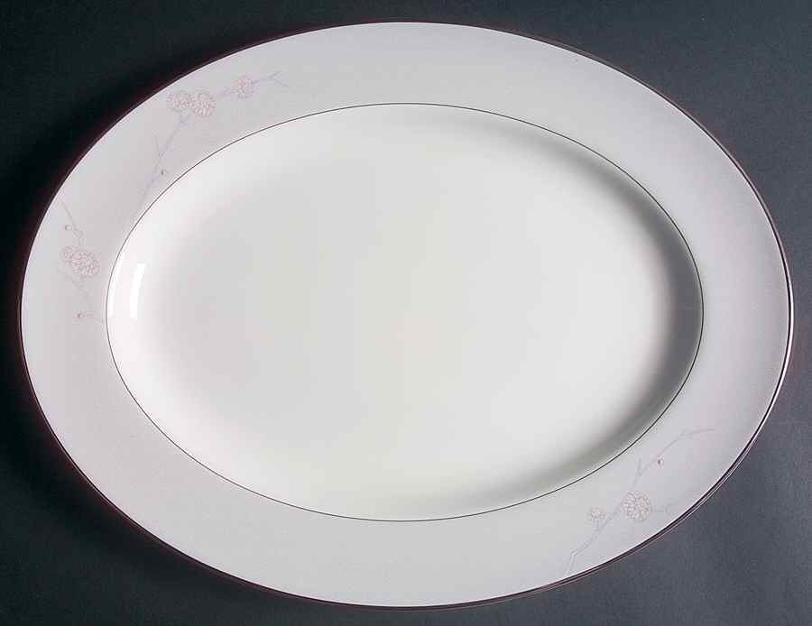 Chrysanthemum 15" Oval Serving Platter by Waterford China-1