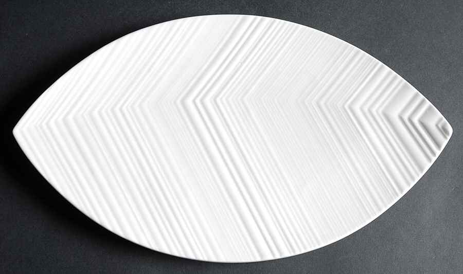 Ethereal 12" Leaf Shape Platter by Wedgwood-1