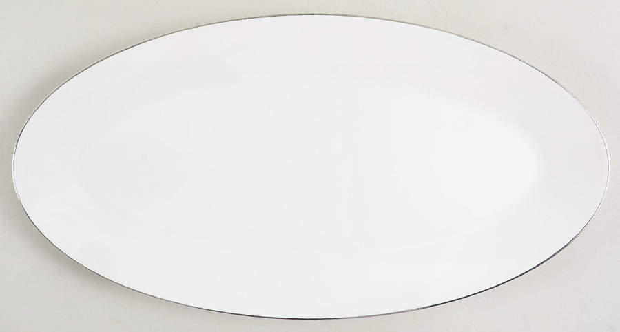 Jasper Conran Platinum 16" Oval Serving Platter by Wedgwood-1