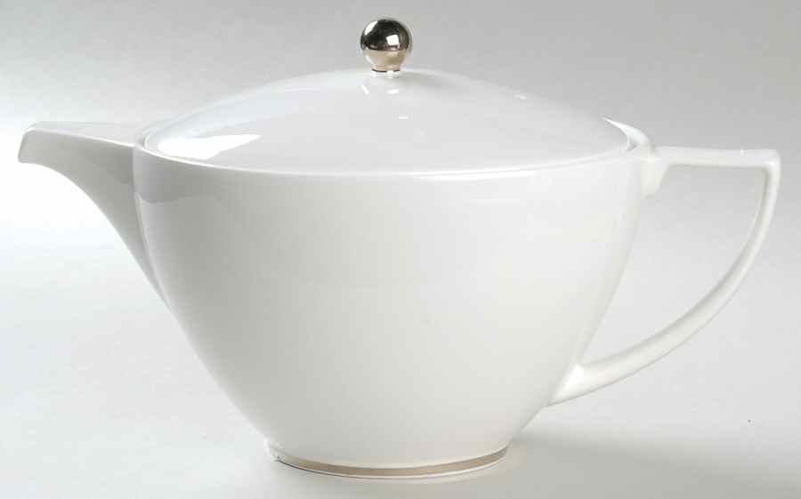 Jasper Conran Platinum Teapot & Lid by Wedgwood-1