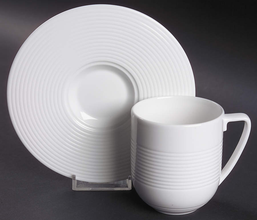 Antibes Flat Cup & Saucer Set by Wedgwood-1